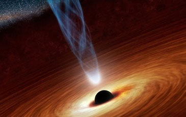 Astronomers have for the first time glanced for a black hole
