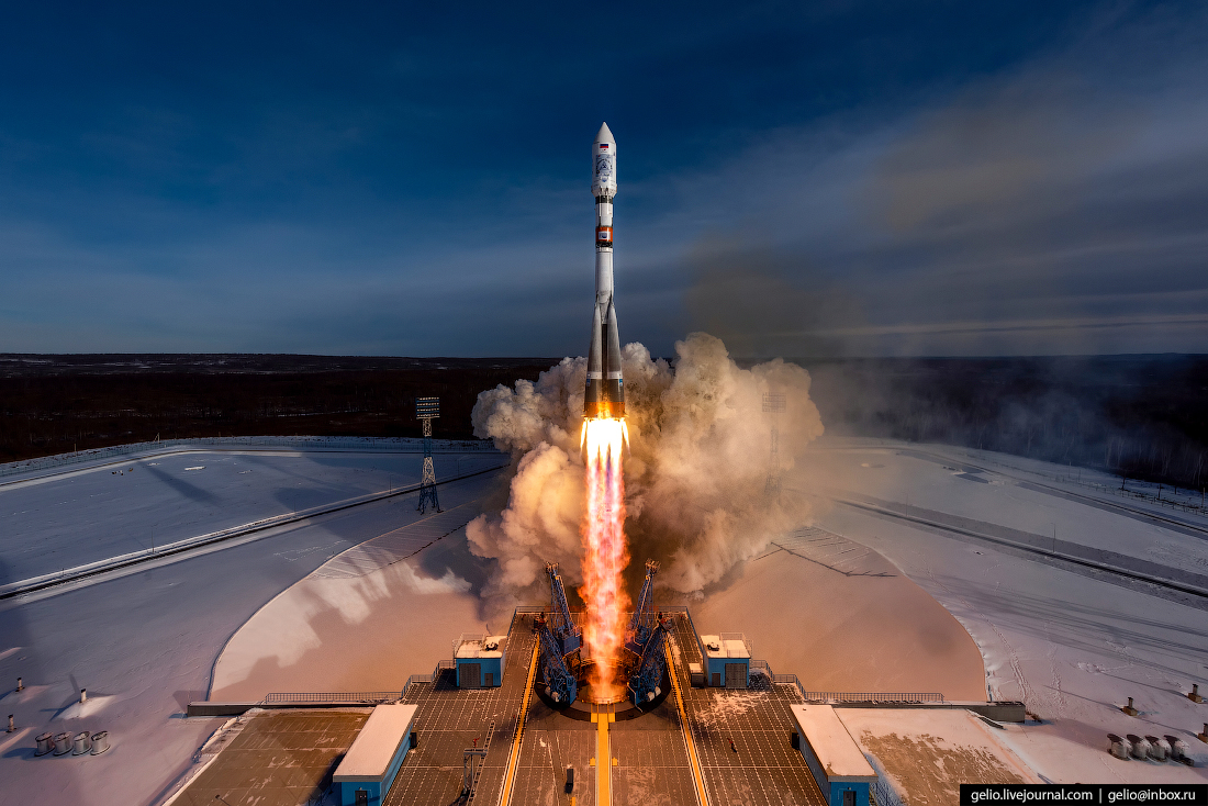 The "Soyuz-2.1a" launch vehicle launched from the Baikonur cosmodrome