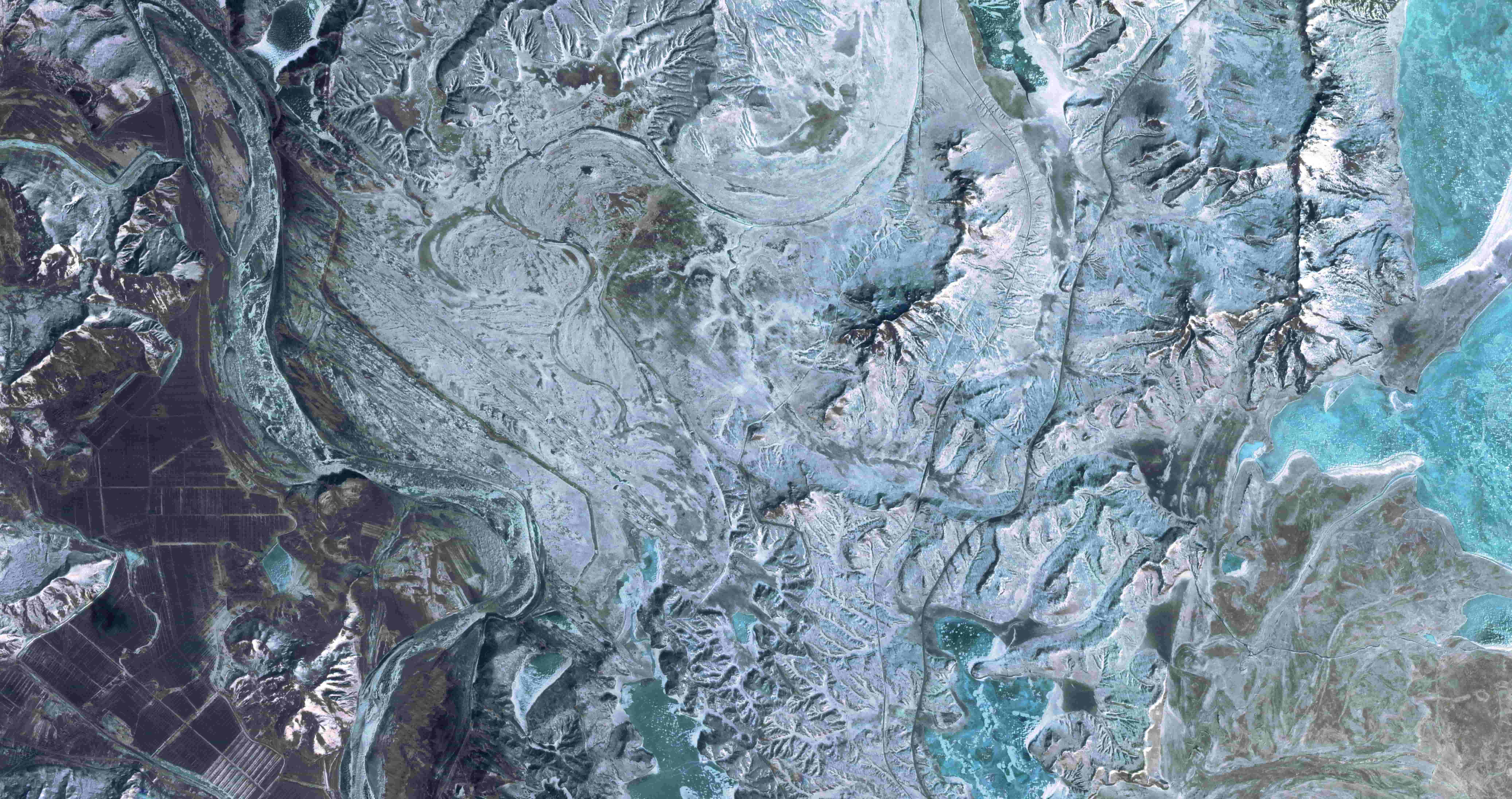 Карта сплоченности льда Охотского моря