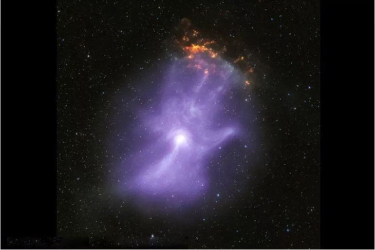 X-ray telescopes caught the "bones of a ghostly hand"