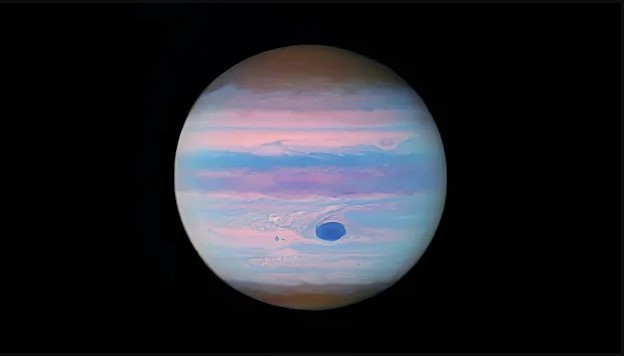 Hubble has taken a unique ultraviolet image of Jupiter